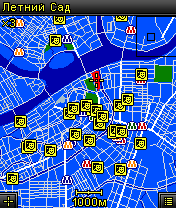 Java приложение Map of St. Petersburg 2008. Скриншоты к программе Карта Санкт-Петербурга + Метро 2008