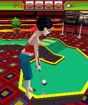 Java игра 3D Mini Golf Las Vegas. Скриншоты к игре Мини гольф в Лас Вегасе 3D