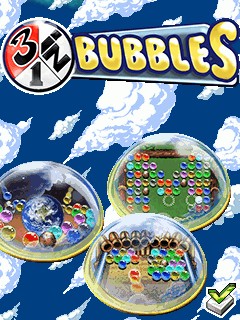 Java игра 3 in 1. Bubbles. Скриншоты к игре 3 в 1. Пузырьки