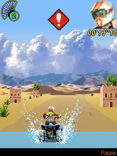 Java игра African Rally Quad. Скриншоты к игре Африканское Ралли на Квадроциклах