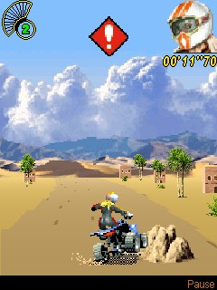 Java игра African Rally Quad. Скриншоты к игре Африканское Ралли на Квадроциклах