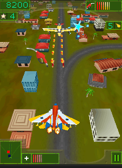 Java игра Air War 3D. Скриншоты к игре Воздушная война 3D