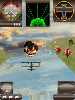 Java игра Air combat 3D. Скриншоты к игре Воздушный бой 3D