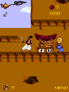 Java игра Aladdin. Скриншоты к игре Аладдин