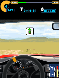 Java игра American Rally 4x4. Скриншоты к игре 