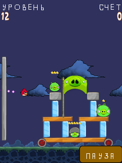 Java игра Angry Birds. Скриншоты к игре Злые Птицы