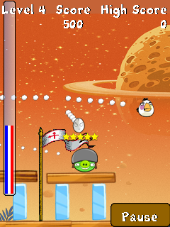 Java игра Angry Birds Space. Скриншоты к игре 