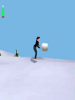Java игра Backcountry Ski. Скриншоты к игре Лыжный спорт