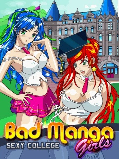 Java игра Bad Manga Girls Sexy College. Скриншоты к игре Плохие Девочки Манги. Секс-колледж
