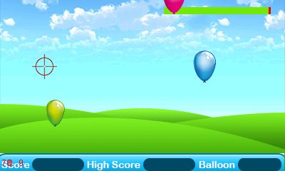 Java игра Balloon shooter. Скриншоты к игре Стрелок по шарикам