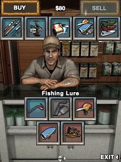 Java игра Bass Fishing Mania 2. Скриншоты к игре Рыбалка на Окуня 2