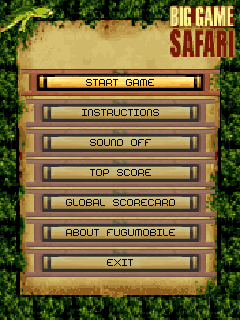 Java игра Big Game Safari. Скриншоты к игре 