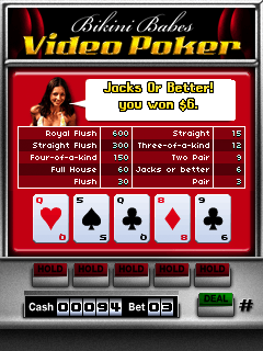 Java игра Bikini Babes Video Poker. Скриншоты к игре Малышки в бикини. Видео покер