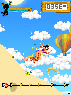 Java игра Bikini Jump. Скриншоты к игре Прыжки в Бикини