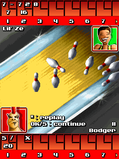 Java игра Bowling Superstars. Скриншоты к игре 