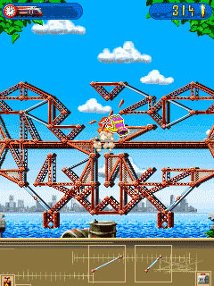 Java игра Bridge Bloxx. Gold. Скриншоты к игре Мостовые Блоки. Золотая версия