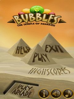 Java игра Bubbles The Temple of Pharaoh. Скриншоты к игре Пузыри храма фараона
