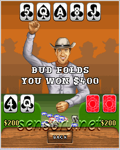 Java игра Bud Spencer Wild West Poker. Скриншоты к игре 