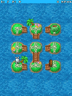 Java игра Bun and Bunee Island Hop. Скриншоты к игре Бан и Банни Прыжки по островам
