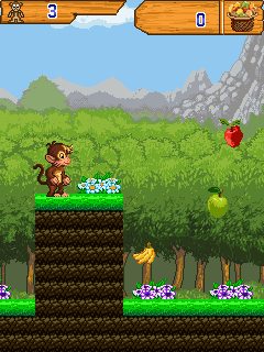 Java игра Bungee Monkey. Скриншоты к игре Банджи Обезьянка