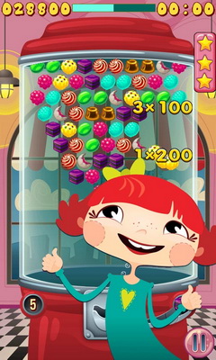 Java игра Candy Bubble Splash. Скриншоты к игре Взрыв Конфет