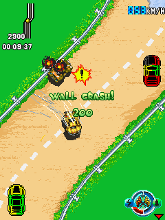 Java игра Car Crash Racing. Скриншоты к игре Разрушительные Гонки машин