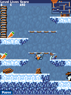 Java игра Carrot Mania on Ice. Скриншоты к игре Морковная Мания на Льду