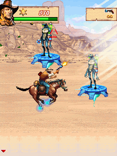 Java игра Cowboys And Aliens. Скриншоты к игре Ковбои против Пришельцев