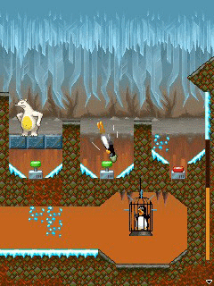 Java игра Crazy Penguin Catapult 2. Скриншоты к игре Безумная Пингвинья Катапульта 2