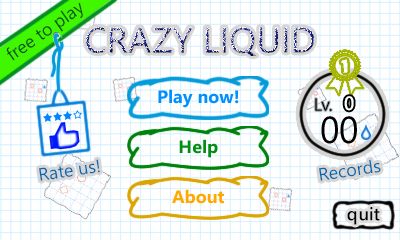 Java игра Crazy liquid. Скриншоты к игре Сумасшедшая жидкость