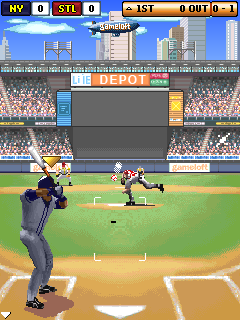 Java игра Derek Jeter Pro Baseball 2008. Скриншоты к игре Дерек Джетер. Профессиональный Бейсбол 2008