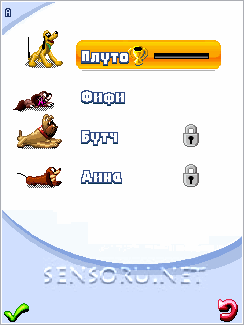 Java игра Disney Dogs. Скриншоты к игре Диснеевские собаки