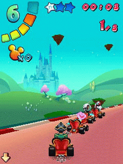 Java игра Disneyland Kart Racer. Скриншоты к игре 