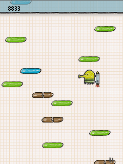 Java игра Doodle Jump. Скриншоты к игре Прыгающие человечки