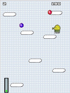 Java игра Doodle Jump. Mod. Скриншоты к игре Прыгающие человечки. Модификация