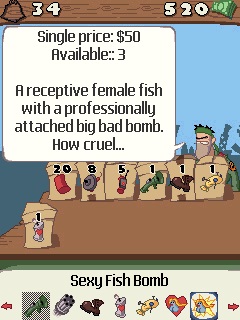 Java игра Dynamite Fishing Gold. Скриншоты к игре Рыбалка с динамитом