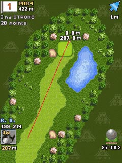 Java игра Everybodys Golf Mobile. Скриншоты к игре Гольф Для Всех 