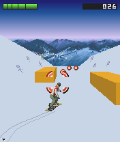 Java игра Extreme Air Snowboarding. Скриншоты к игре Экстримальный воздушный сноубординг