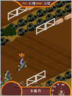 Java игра Extreme Motocross Racing. Скриншоты к игре Экстримальные Гонки Мотокросса