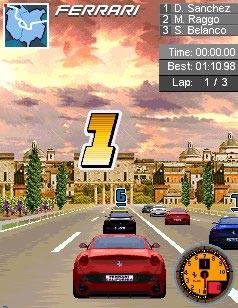 Java игра Ferrari GT. Скриншоты к игре 