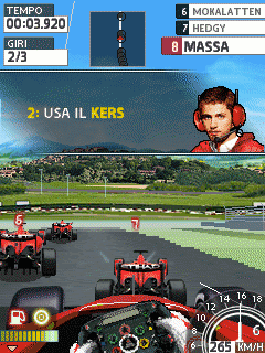 Java игра Ferrari World Championship 2009. Скриншоты к игре Феррари Чемпионат мира 2009