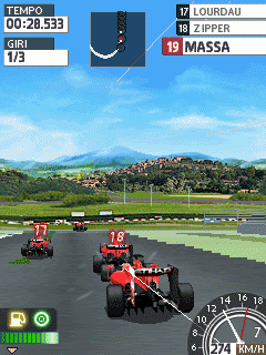 Java игра Ferrari World Championship 2009. Скриншоты к игре Феррари Чемпионат мира 2009