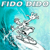 Игра на телефон Fido Dido Surfing