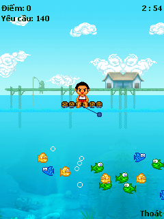 Java игра Fishing. Скриншоты к игре Рыбалка