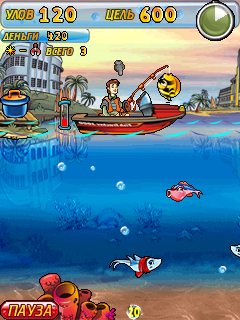 Java игра Fishing Frenzy 2011. Скриншоты к игре История рыбака 2011