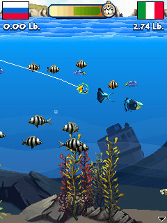 Java игра Fishing Off The Hook. Скриншоты к игре Рыбалка. На крючке