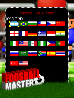 Java игра Foosball Master. Скриншоты к игре Настольный Футбол