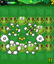 Java игра Frog Burst. Скриншоты к игре Разрывная лягушка