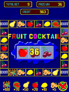 Java игра Fruit Cocktail. Скриншоты к игре Клубнички