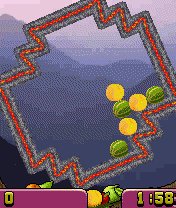 Java игра Fruit Fall. Скриншоты к игре Фруктовый Водопад